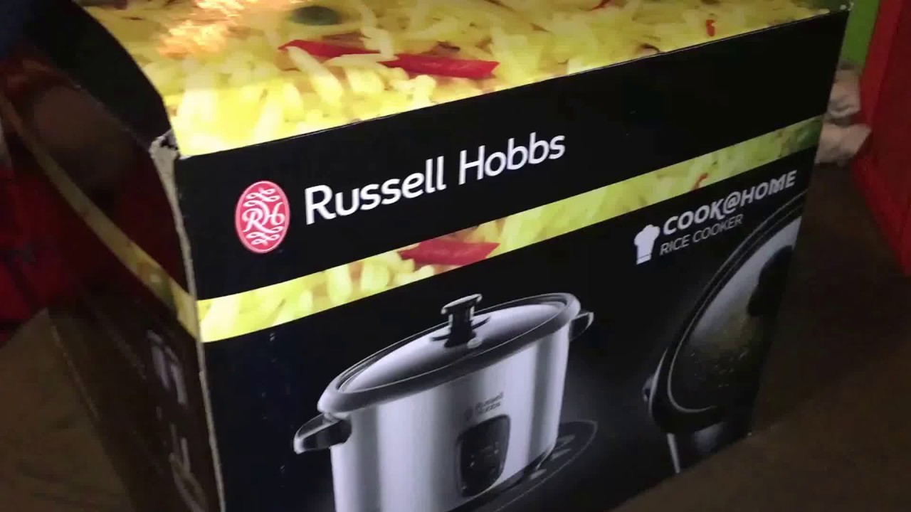 1.8 L Silver Russell Hobbs Rice Cooker and Steamer 19750
